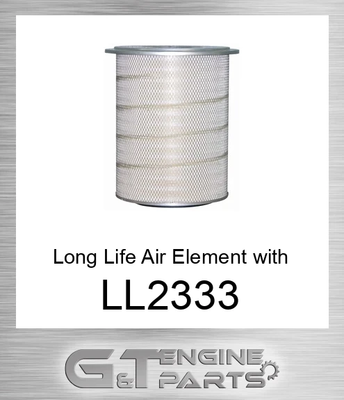 LL2333 Long Life Air Element with Lid and 6 Bolt Holes