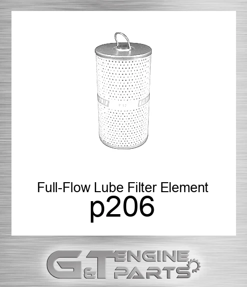 p206 Full-Flow Lube Filter Element