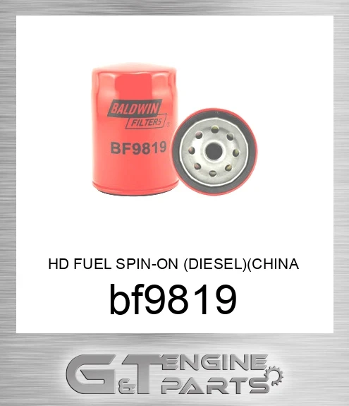 bf9819 HD FUEL SPIN-ON DIESEL CHINA