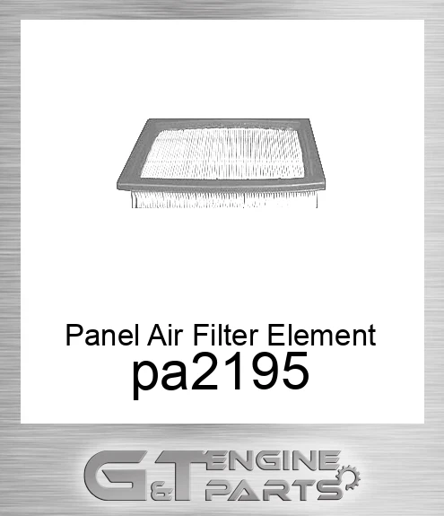 pa2195 Panel Air Filter Element