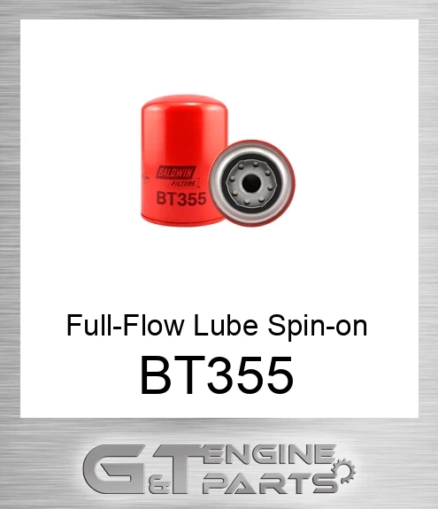 BT355 Full-Flow Lube Spin-on