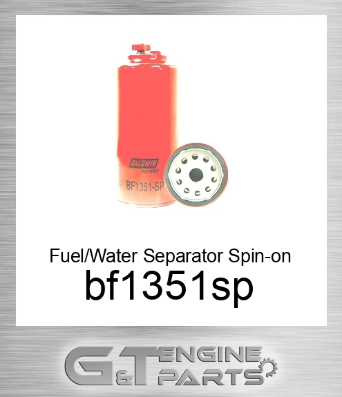 bf1351sp Fuel/Water Separator Spin-on Filter with Drain and Sensor Port