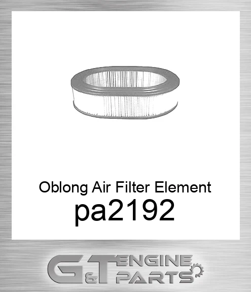 pa2192 Oblong Air Filter Element
