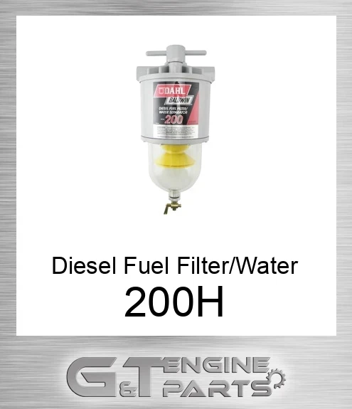 200-H Diesel Fuel Filter/Water Separator with In-Filter Heater.