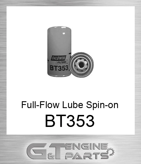 BT353 Full-Flow Lube Spin-on