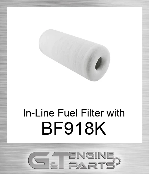 BF918-K In-Line Fuel Filter with Clamps and Hoses