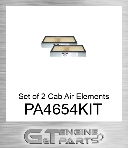 PA4654-KIT Set of 2 Cab Air Elements