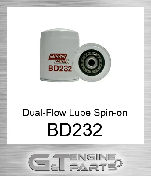 BD232 Dual-Flow Lube Spin-on