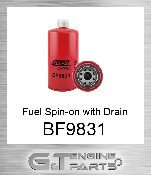 BF9831 Fuel Spin-on with Drain