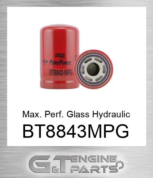 BT8843-MPG Max. Perf. Glass Hydraulic Spin-on