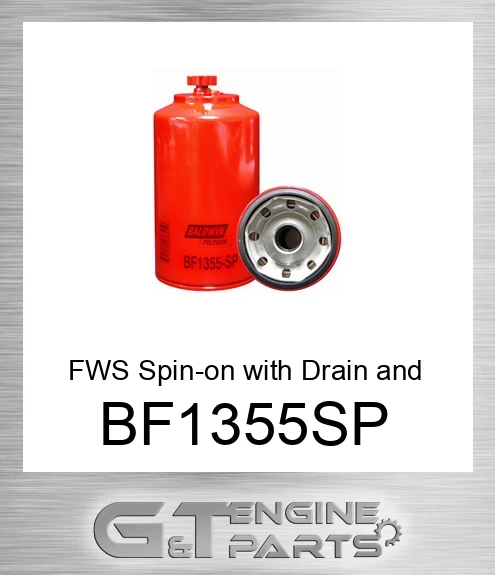 BF1355-SP FWS Spin-on with Drain and Sensor Port