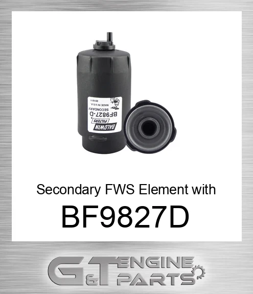 BF9827-D Secondary FWS Element with Drain