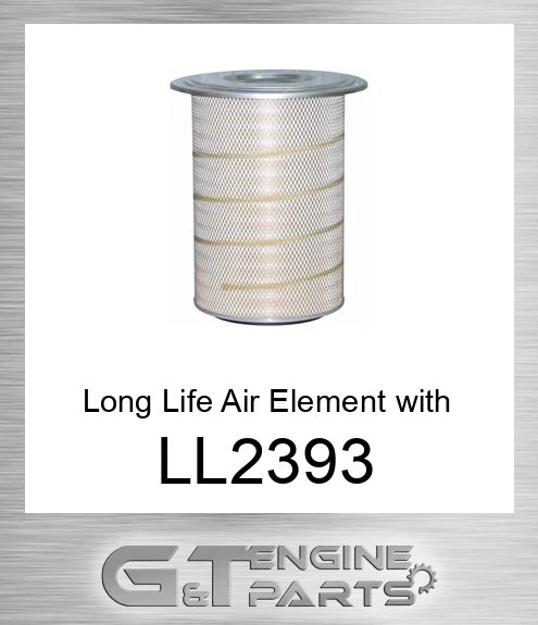 LL2393 Long Life Air Element with Lid and 6 Bolt Holes