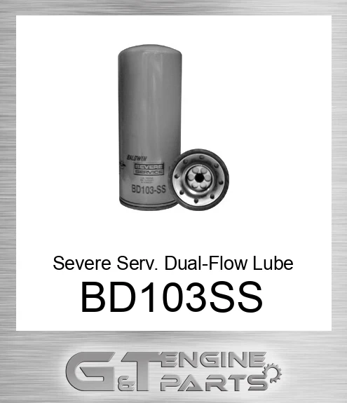 BD103-SS Severe Serv. Dual-Flow Lube Spin-on