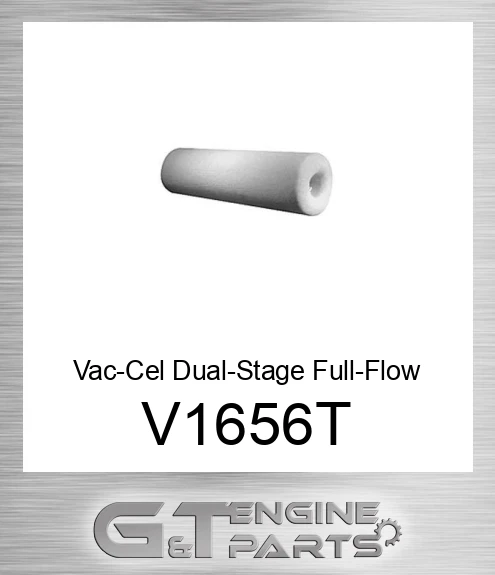V1656-T Vac-Cel Dual-Stage Full-Flow Cotton Lube Sock