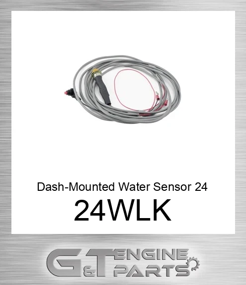 24-WLK Dash-Mounted Water Sensor 24 Volt Warning Light