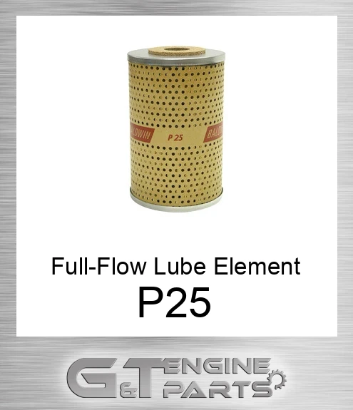 P25 Full-Flow Lube Element