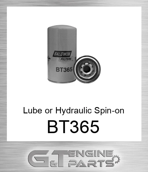 BT365 Lube or Hydraulic Spin-on