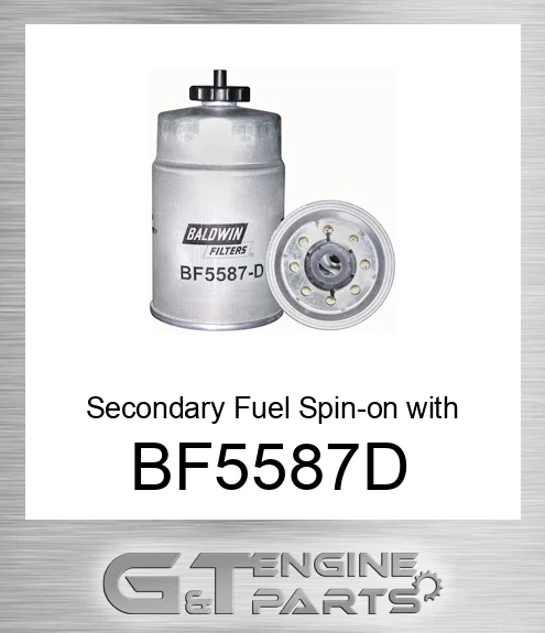 BF5587-D Secondary Fuel Spin-on with Drain