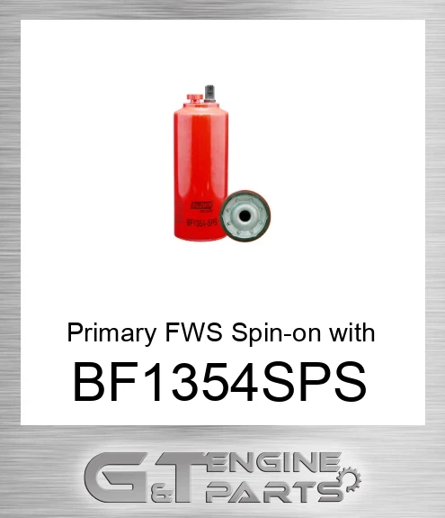 BF1354-SPS Primary FWS Spin-on with Drain, Sensor Port and Reusable Sensor