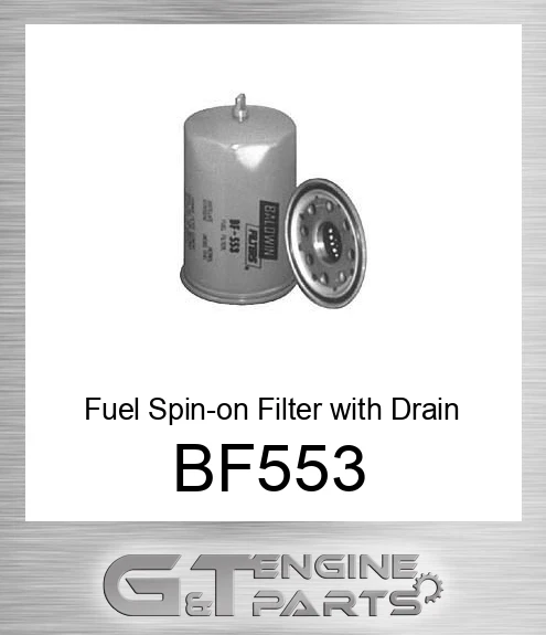 bf553 Fuel Spin-on Filter with Drain