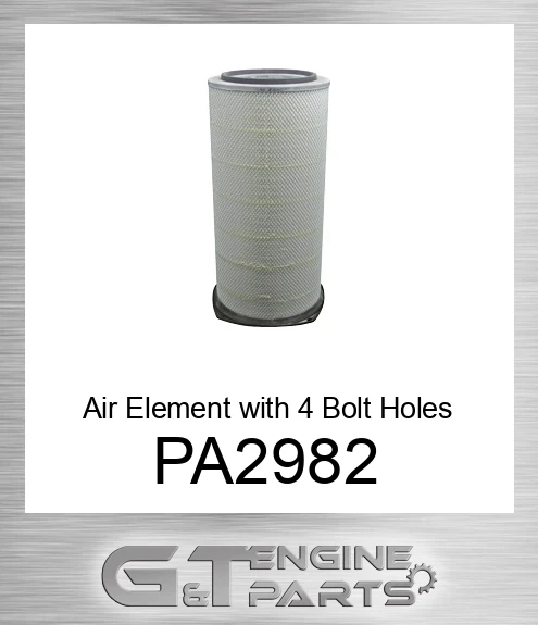 PA2982 Air Element with 4 Bolt Holes in Flange