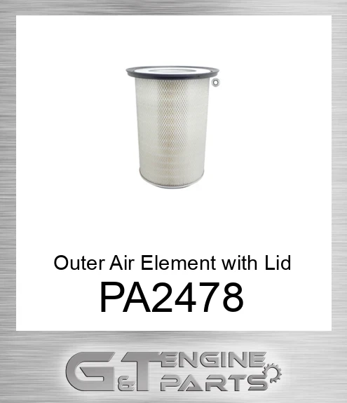PA2478 Outer Air Element with Lid and Lift Tab