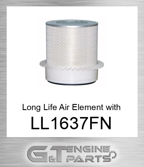 LL1637-FN Long Life Air Element with Fins