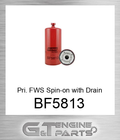 BF5813 Pri. FWS Spin-on with Drain