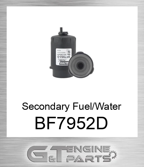 BF7952-D Secondary Fuel/Water Separator Element with Removable Drain