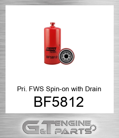 BF5812 Pri. FWS Spin-on with Drain