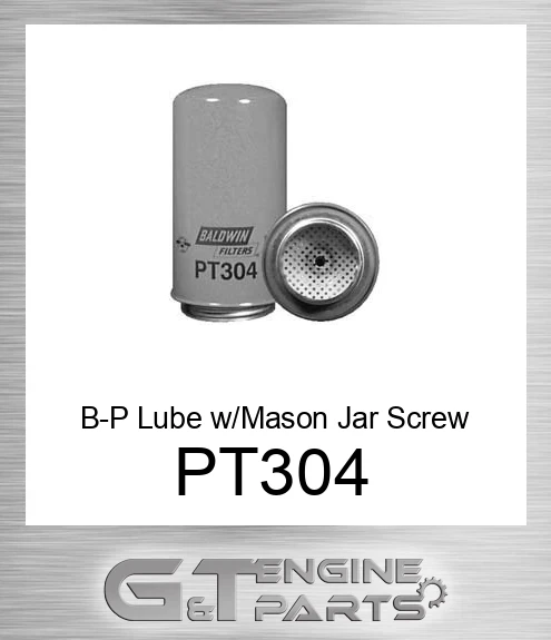 PT304 B-P Lube w/Mason Jar Screw Neck