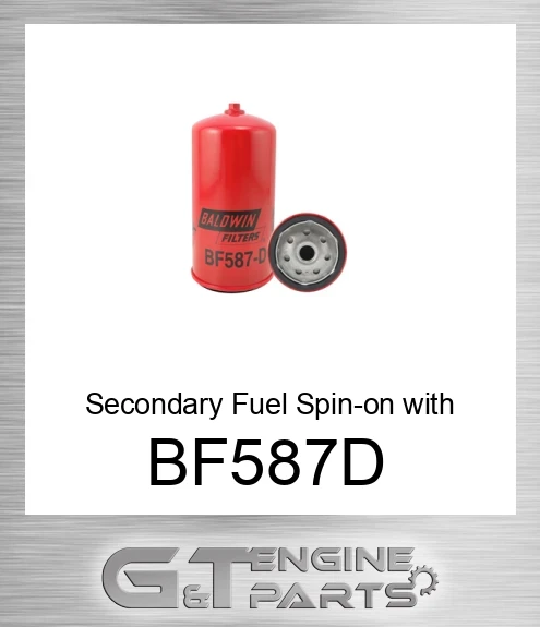 BF587-D Secondary Fuel Spin-on with Drain