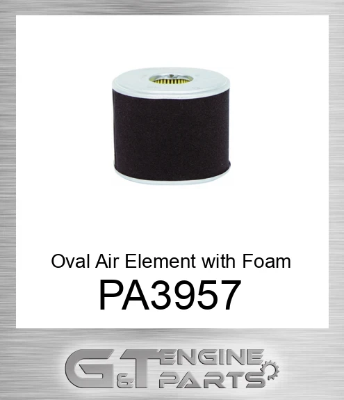 PA3957 Oval Air Element with Foam Wrap