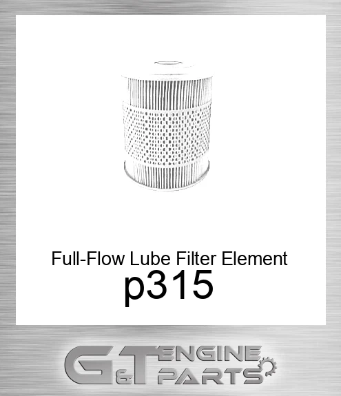 p315 Full-Flow Lube Filter Element