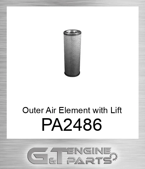 PA2486 Outer Air Element with Lift Bar