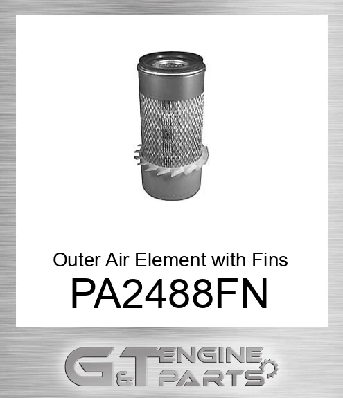 PA2488-FN Outer Air Element with Fins