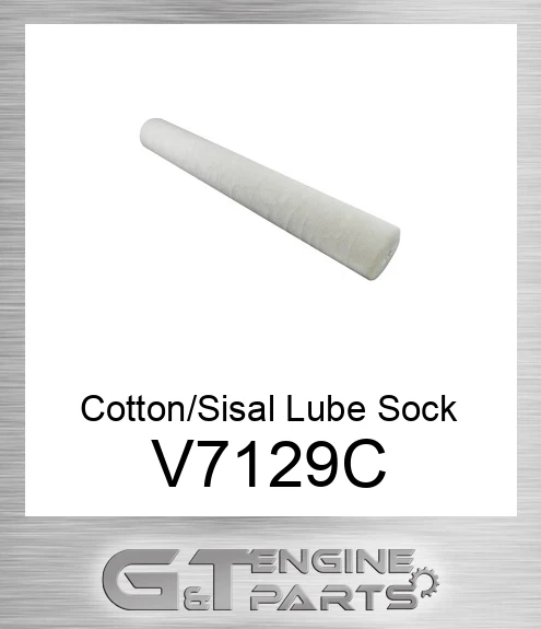 V7129-C Cotton/Sisal Lube Sock