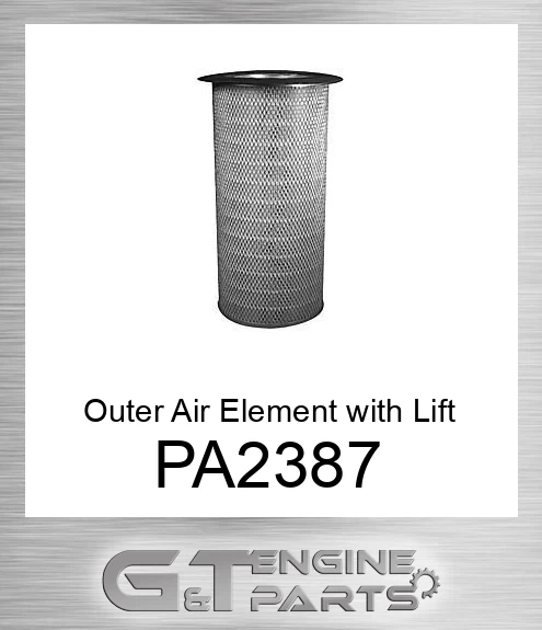 PA2387 Outer Air Element with Lift Tabs