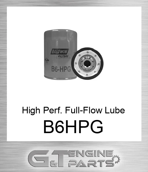 B6-HPG High Perf. Full-Flow Lube Spin-on