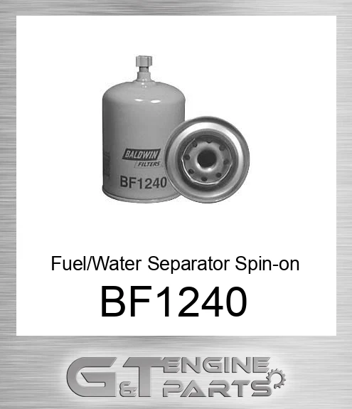 BF1240 Fuel/Water Separator Spin-on with Drain