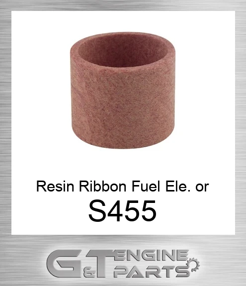 S455 Resin Ribbon Fuel Ele. or Hyd. Breather