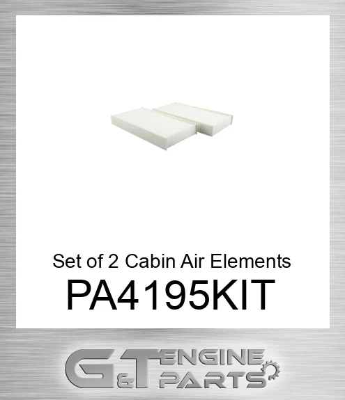 PA4195-KIT Set of 2 Cabin Air Elements