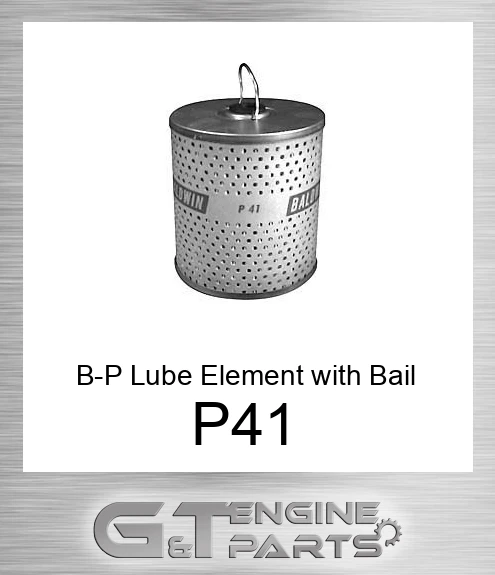 P41 B-P Lube Element with Bail Handle