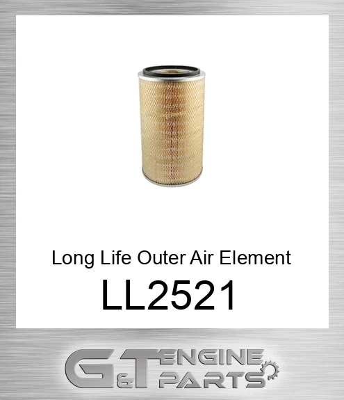 LL2521 Long Life Outer Air Element with Lift Tab