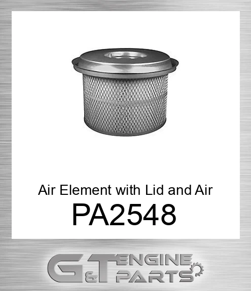 PA2548 Air Element with Lid and Air Restriction Gauge Fitting