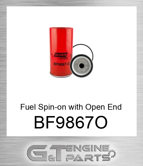 BF9867-O Fuel Spin-on with Open End for Bowl