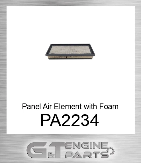 PA2234 Panel Air Element with Foam Pad