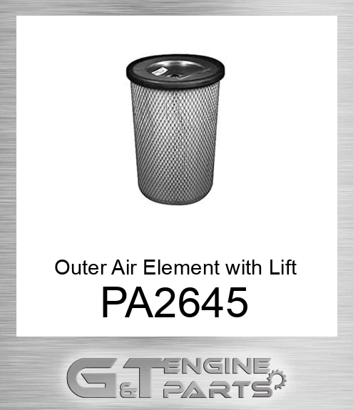 PA2645 Outer Air Element with Lift Tab