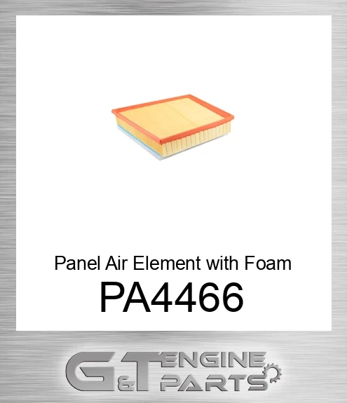 PA4466 Panel Air Element with Foam Pad